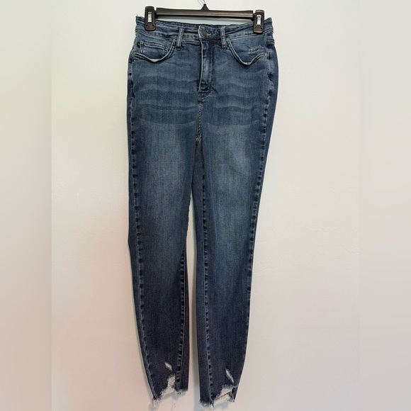 Judy Blue Denim Tummy Control High Rise Skinny Jeans Womens Size 7/28 - Picture 1 of 5
